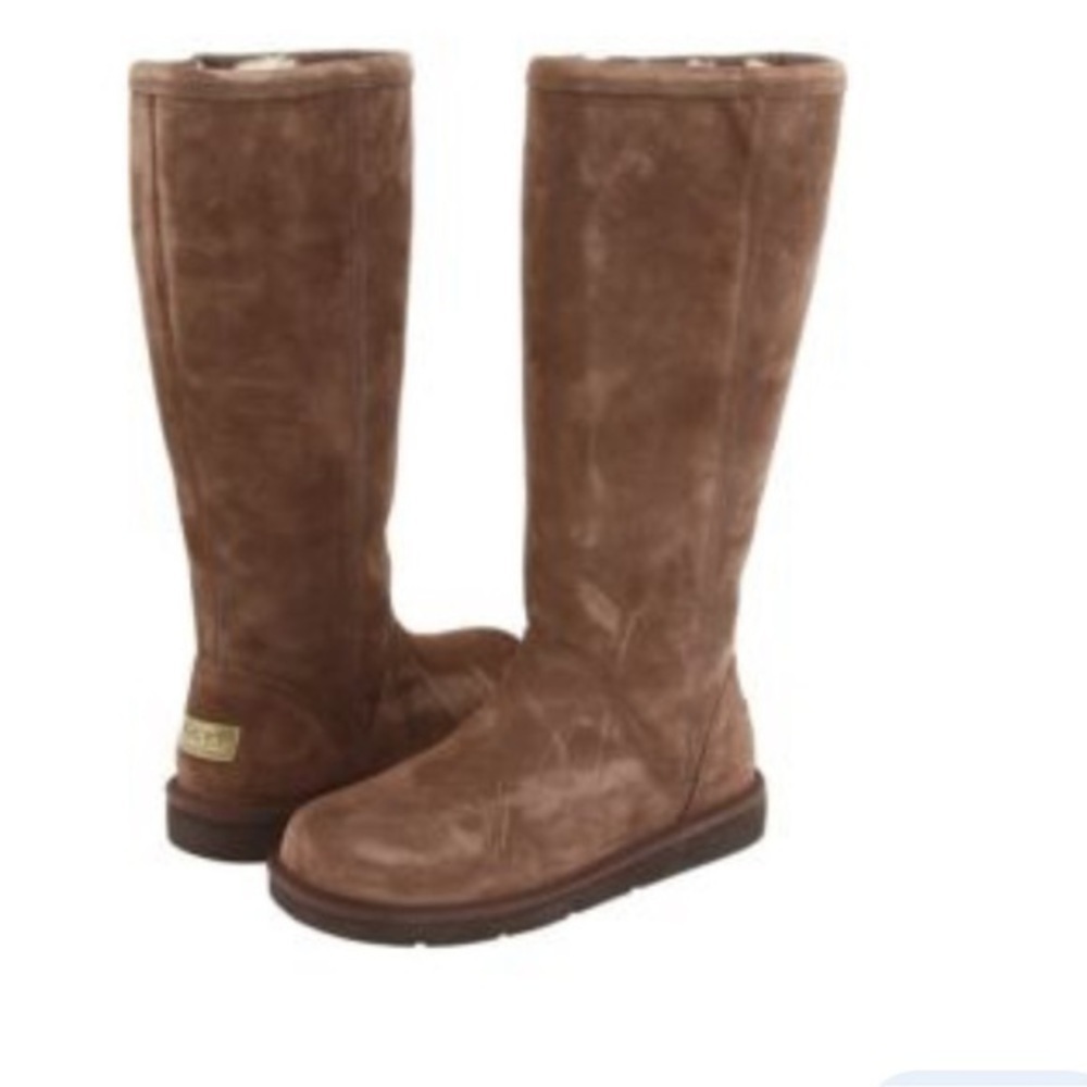 UGG 1891 Knightsbridge boots with side zipper brown suede size 7 women’s